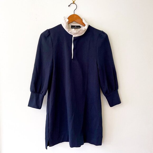 Tuckernuck Pomander Place Navy Charlotte Terry Dress, Size XS - Picture 3 of 6